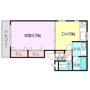 COM HOUSE1【3階】の間取り