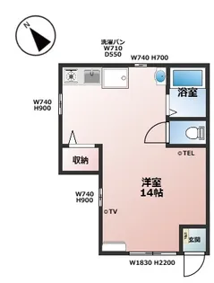 プライムコートIII【1階】の間取り