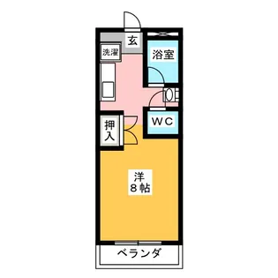 ローズ I【3階】の間取り