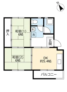 UR西大和片岡台【5階】の間取り