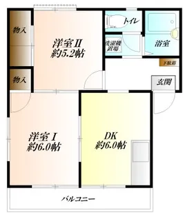 コンコウハイツ【1階】の間取り