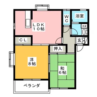 リラックスB【2階】の間取り