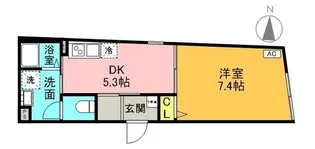 Hale Otsuka【1階】の間取り