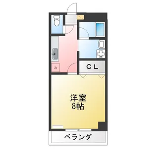 ニューセンチュリー前後【3階】の間取り