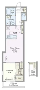 My Style vintage 大和南林間【2階】の間取り