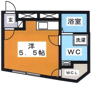 B.G.Grand Togoshiginza【1階】の間取り