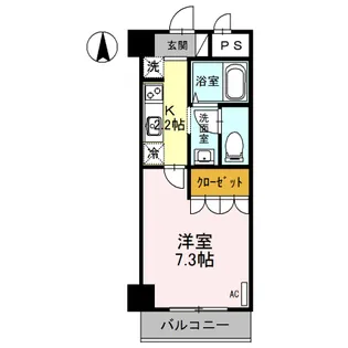 グリーンフィール大宮【3階】の間取り