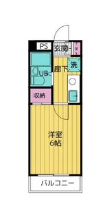 第10ヤオキマンション【3階】の間取り