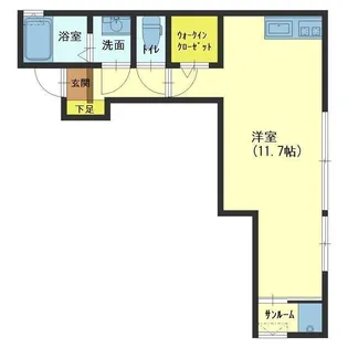 GRANSFORT【1階】の間取り