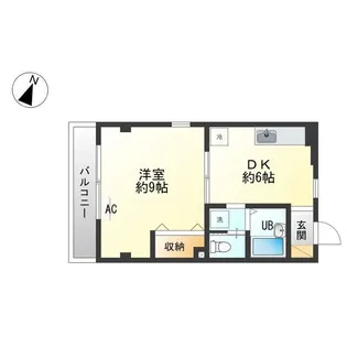 ドミール上野毛【2階】の間取り
