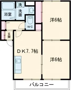 リープハウゼ【1階】の間取り