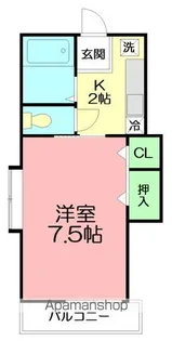 ヴァン シャンテ【2階】の間取り