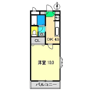 アメーヌセゾン II【2階】の間取り