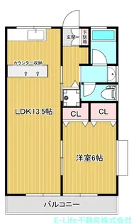 パルハイツ【1階】の間取り