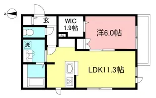 ヒロB【2階】の間取り