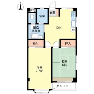 ハートビートキリン【2階】の間取り