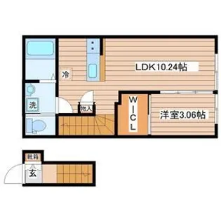 グランヴィラ八本松【2階】の間取り