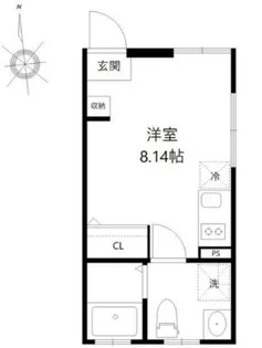 グランエッグス中野【2階】の間取り