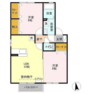石川ヒルズ【2階】の間取り