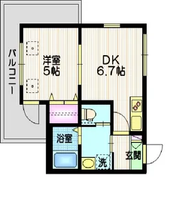 ベルグレイス【3階】の間取り