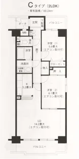 ピュアフィールド新横浜【5階】の間取り