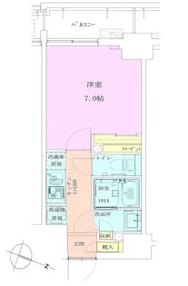 恵比寿レジデンス弐番館【3階】の間取り