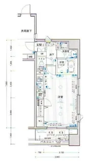 パークウェル秋葉原【6階】の間取り