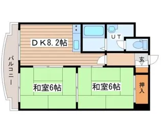 サンシャイン琴似【5階】の間取り