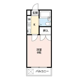 プログレス甲府【1階】の間取り