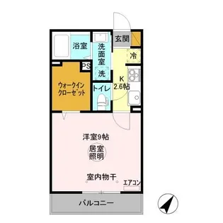 三の丸キャッスル A【3階】の間取り