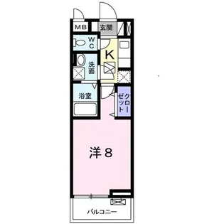 Adler 元住吉【1階】の間取り