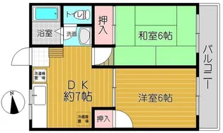 ジョイフル柿生【2階】の間取り