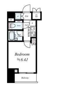 ルーブル品川西大井【9階】の間取り