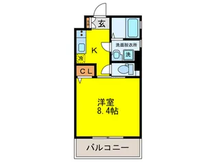 La krasse 平野本町【3階】の間取り