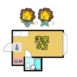 ラパンジール都島【6階】の間取り