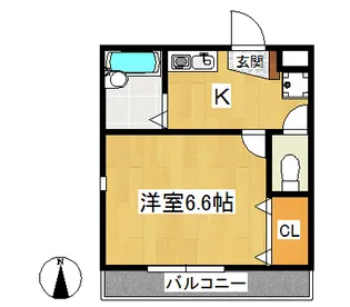 スプランディード【2階】の間取り