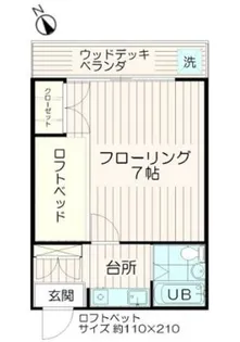 コートビレッジ桜ヶ丘PartIIレジデンス【2階】の間取り