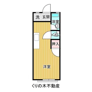 コーポオメガ【1階】の間取り
