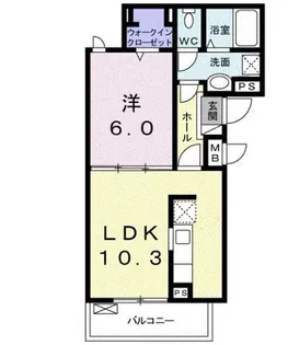 パルテール・キャトル【3階】の間取り