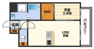 Live Casa天満橋【3階】の間取り