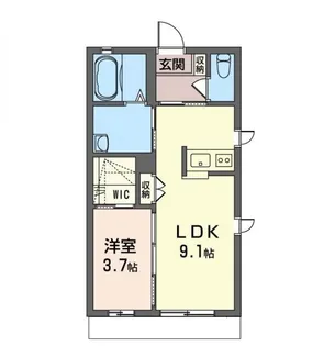 シュシュ・ド・メゾンII【1階】の間取り