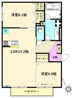 イル・メグ【2階】の間取り
