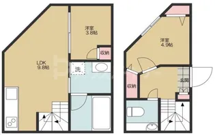 Room328【1階】の間取り