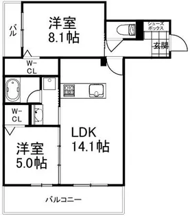 ShaMaisonFelicia【2階】の間取り