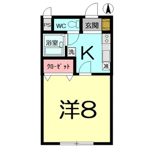セピアガーデンI【2階】の間取り