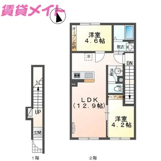 ルーチェ【2階】の間取り