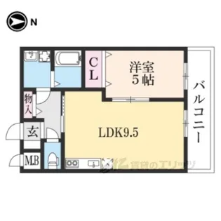 カーサフェリーチェ【3階】の間取り