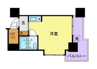 朝日湯島マンション【4階】の間取り