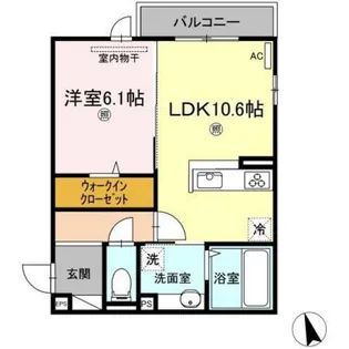メゾン・ド・シュシュ【2階】の間取り