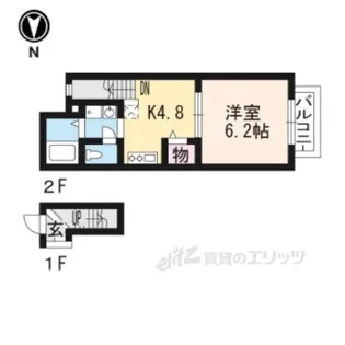 ロハスK【2階】の間取り